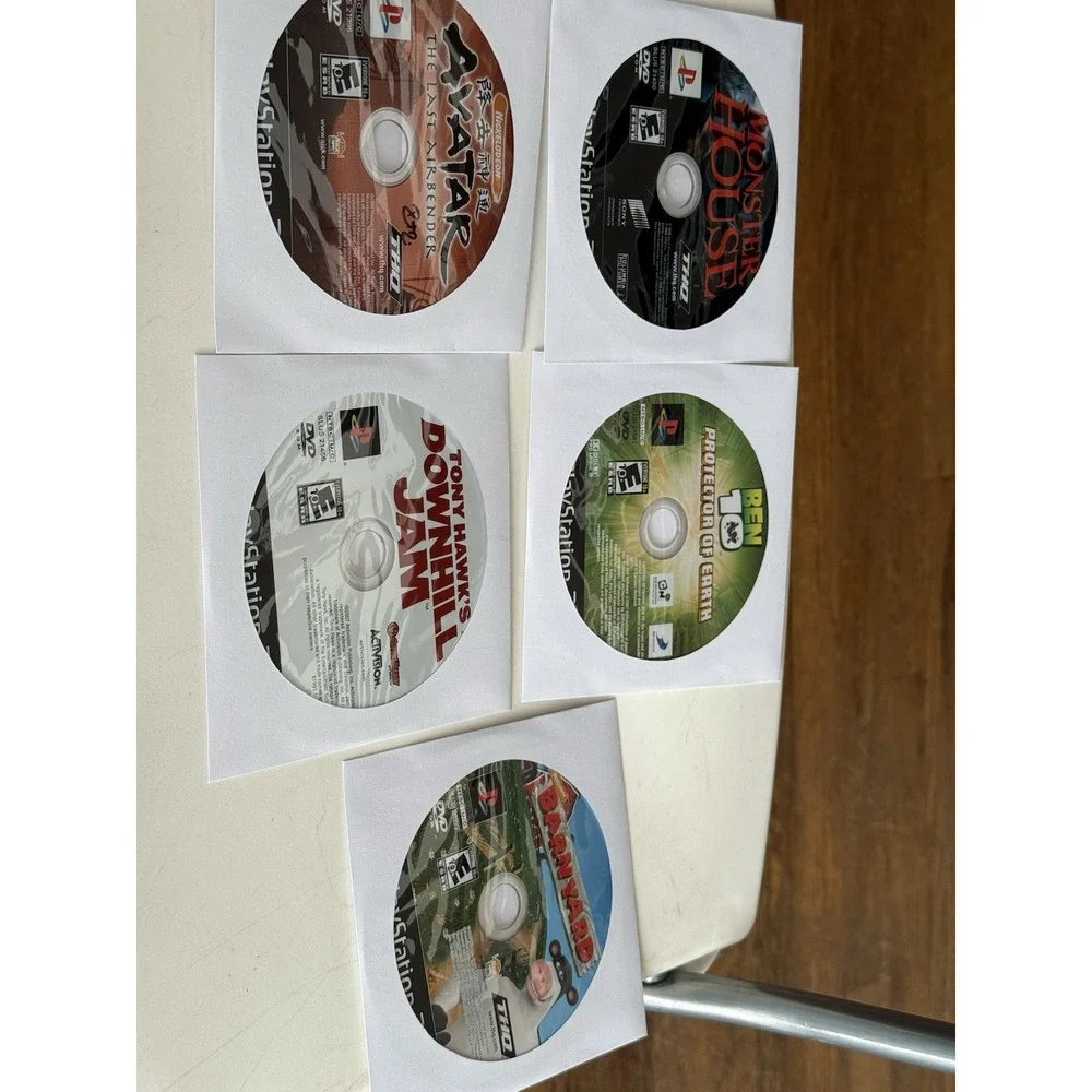 PS3 Games Disc Only Lot Of 5, Monster House , Barnyard, Avatar The Last Airbende